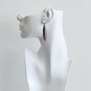 Curve Drop Earring- Silver