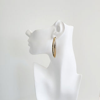 Curve Drop Earring- Gold