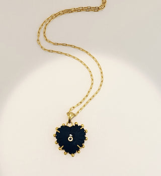 Apatite Heart Pendant Necklace